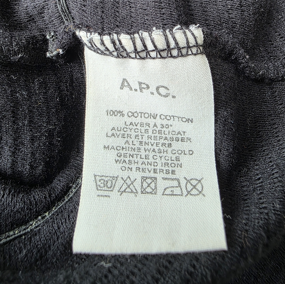 A.P.C. Ribbed Black Button Up Sleeveless Dress Size S - Picture 3 of 5